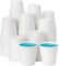 3 oz 300 Pack Paper Cups for Bathroom, Summer Party Tableware, Disposable Mouthwash Cups, Small Paper Cups for Parties, Picnics, Travel